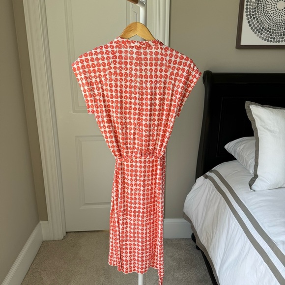 Diane Von Furstenberg 100% Silk Jersey Mindy Wrap Dress - Picture 6 of 10